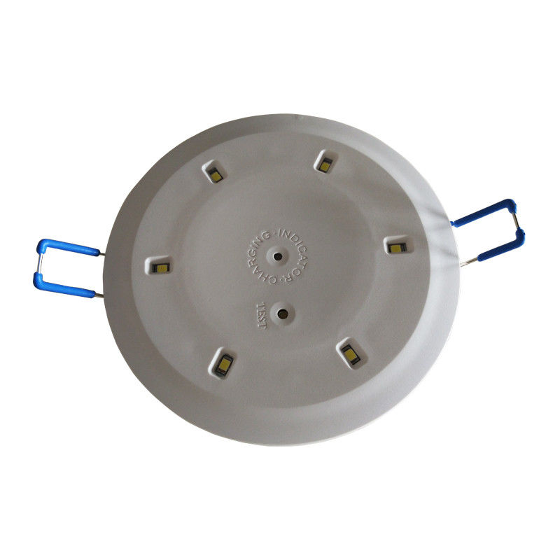 6pcs 5730 kommerzielle LED 3W Decke eingebettete Notlicht mit Batterie Backup IP20 Stahlgehäuse L117N