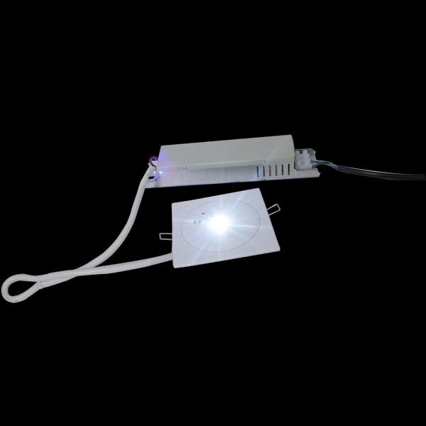 110V 220V IP20 Deckenanbau-Einbau-Notleuchte 3W SMD Weiß LED