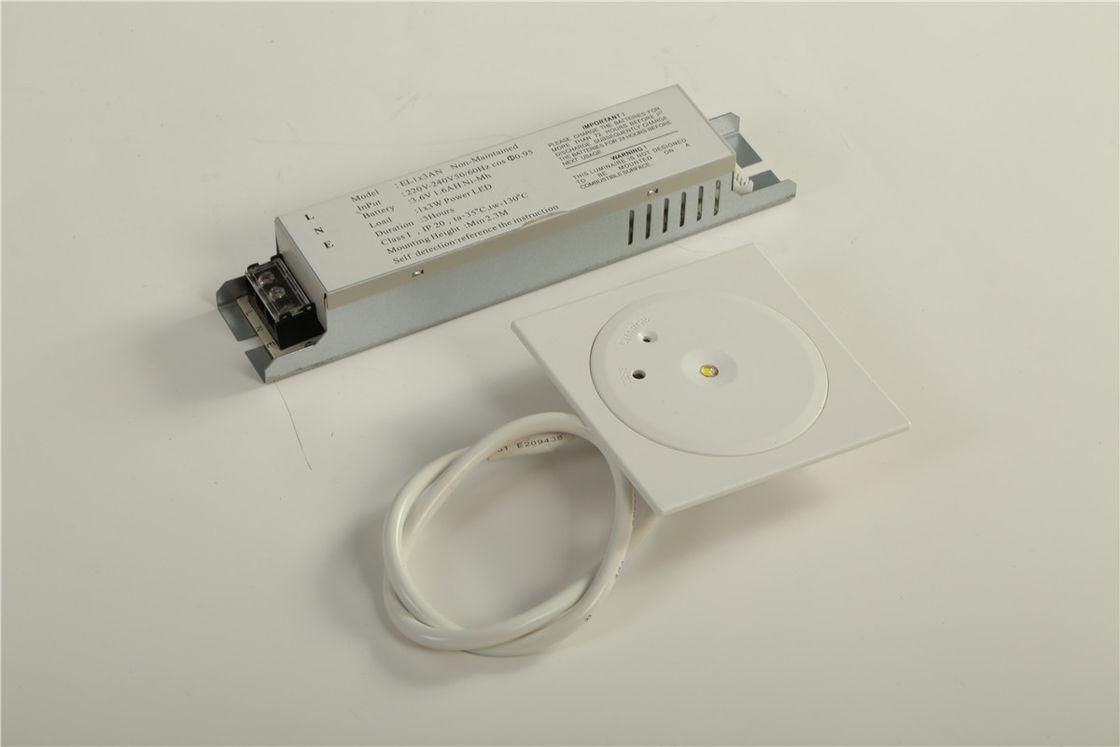 CE-geprüftes LED-Einbau-Downlight-Feuernotlicht mit 1-Watt-SMD-LED in Weiß und Ni-Cd-Akku