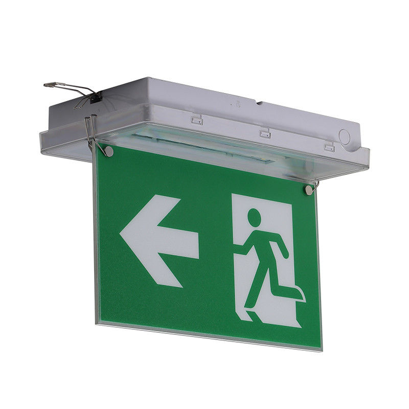 Ausgangsschild LED 5W Wasserdichtes Notlicht IP65 220V 240V Ni Cd Batterie Leuchten L212N