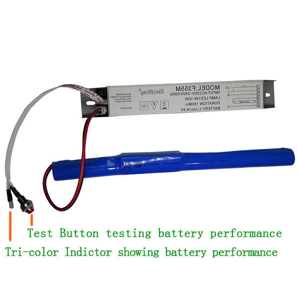 Li-Ion Akku-betriebene LED Notstromversorgung 1-10W LED Leuchten Geringes Gewicht F355M