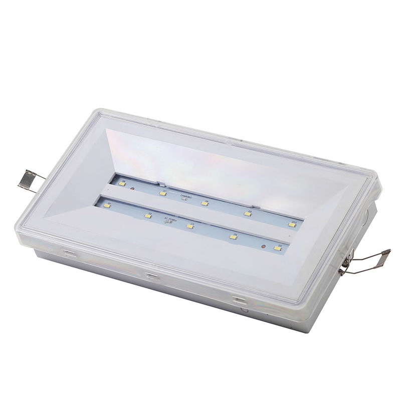 5W LED IP65 Wasserdichte Notleuchte Wandaufbau Deckenanbau 3 Stunden Betrieb L212MN