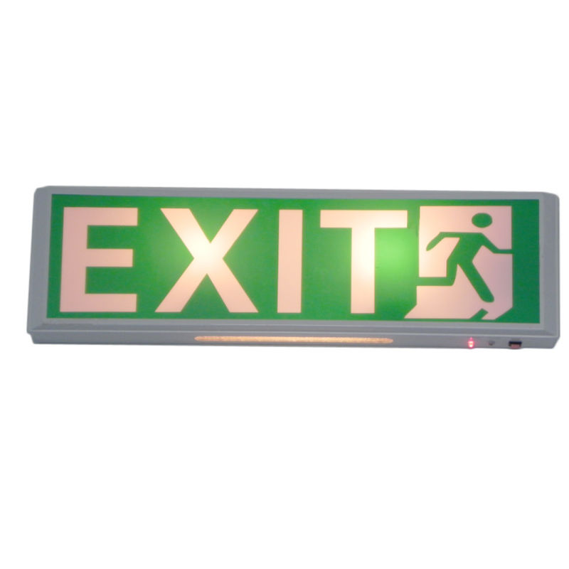 Batteriebetriebenes 10-teiliges DIP-LED-Notausgangsschild IP20 Wandmontage Ni-Cd-Akku SL010AM
