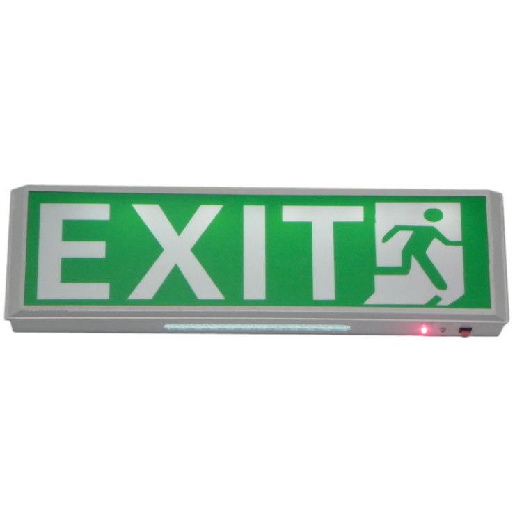 Batteriebetriebenes 10-teiliges DIP-LED-Notausgangsschild IP20 Wandmontage Ni-Cd-Akku SL010AM
