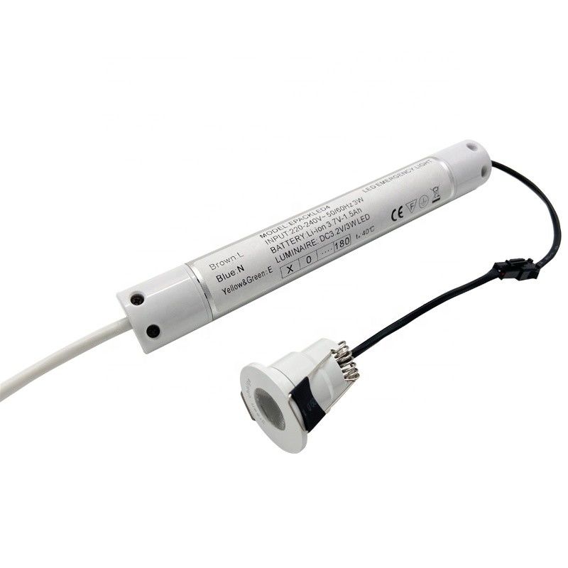 Selbstprüfung LED-Notlicht mit Batterie Backup Feuerfest IP20 wiederaufladbar L124N