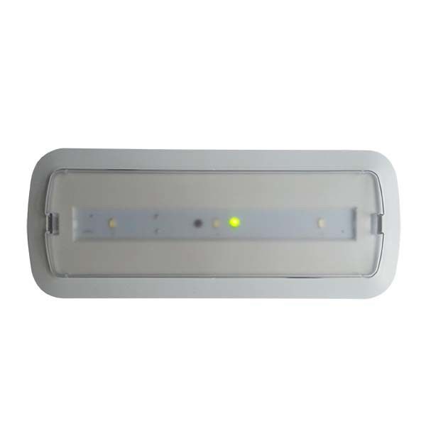 3 Stunden Autonomie LED-Einbauteich Notlicht mit Batterie Backup Batteriebetrieb L116M-B