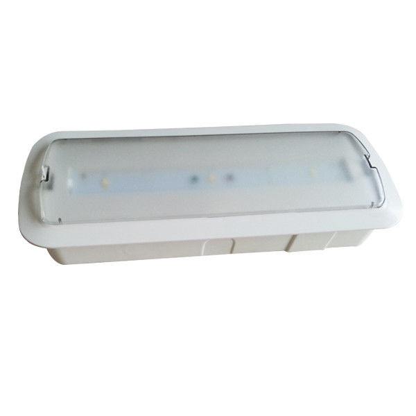 Industrielle Wand-Einbau-LED-Notleuchte mit Akku, flammhemmendes ABS-Gehäuse L116M-C