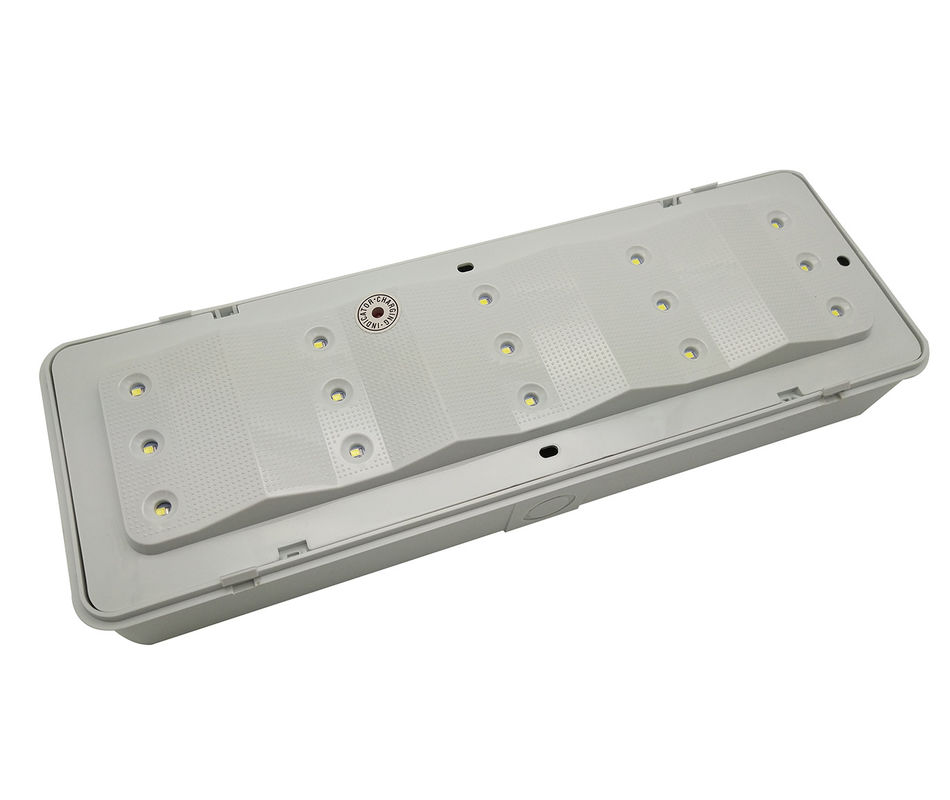 Wiederaufladbare Notleuchte mit feuerhemmendem ABS-Gehäuse, Nickel-Cadmium-Batterie und 3 Stunden Leuchtdauer