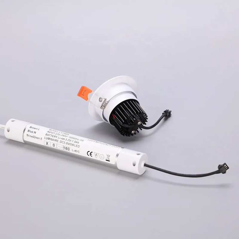 10°C bis 55°C Decken Notlicht mit Anzeiger Grüner Wechselstromversorgung und Ni-CD-Batterie 3.6V/0.6Ah