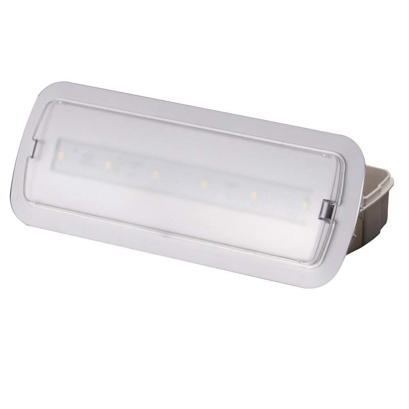 CE-geprüfte LED-Notbeleuchtung, 6500 K, mit Batterie-Backup, 3 Stunden, SMD 5730, 220 V, 240 V, IP20