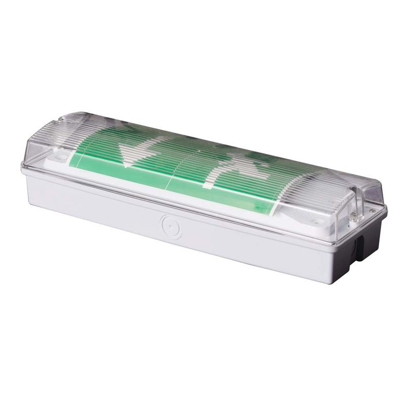 IP65 Wasserdichte LED Notlicht 3W Ni Cd Batterie Backup 15pcs 2835 SMD 6500K