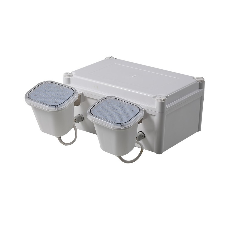 High Lumen 2x6W LED Twin Spot Notlicht 3 Jahre Garantie 50000 Stunden Lebensdauer