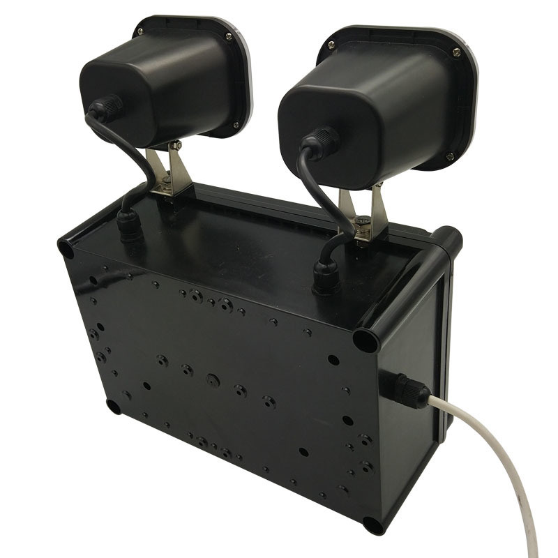 220V Eingang 2x6W Twin Spot LED Notlicht 3 Jahre Garantie 50000 Stunden Lebensdauer