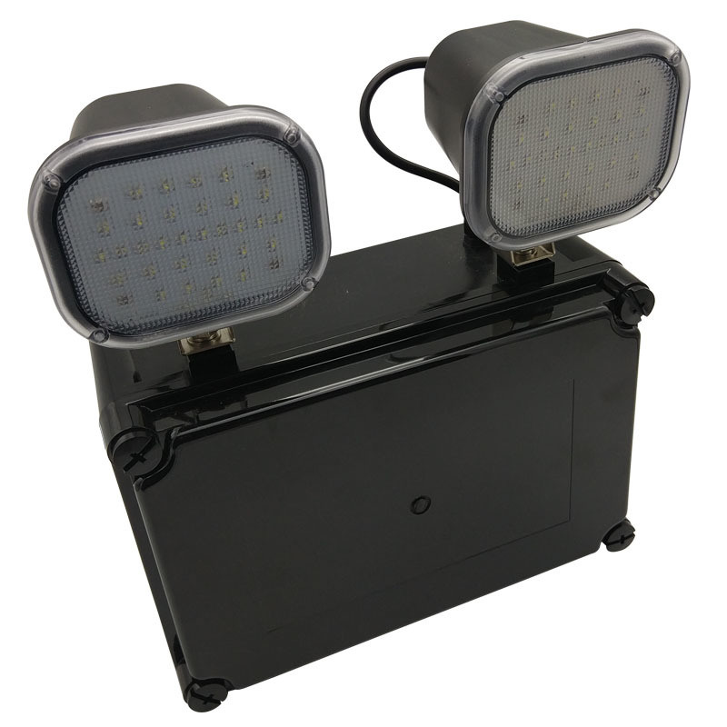 220V Eingang 2x6W Twin Spot LED Notlicht 3 Jahre Garantie 50000 Stunden Lebensdauer