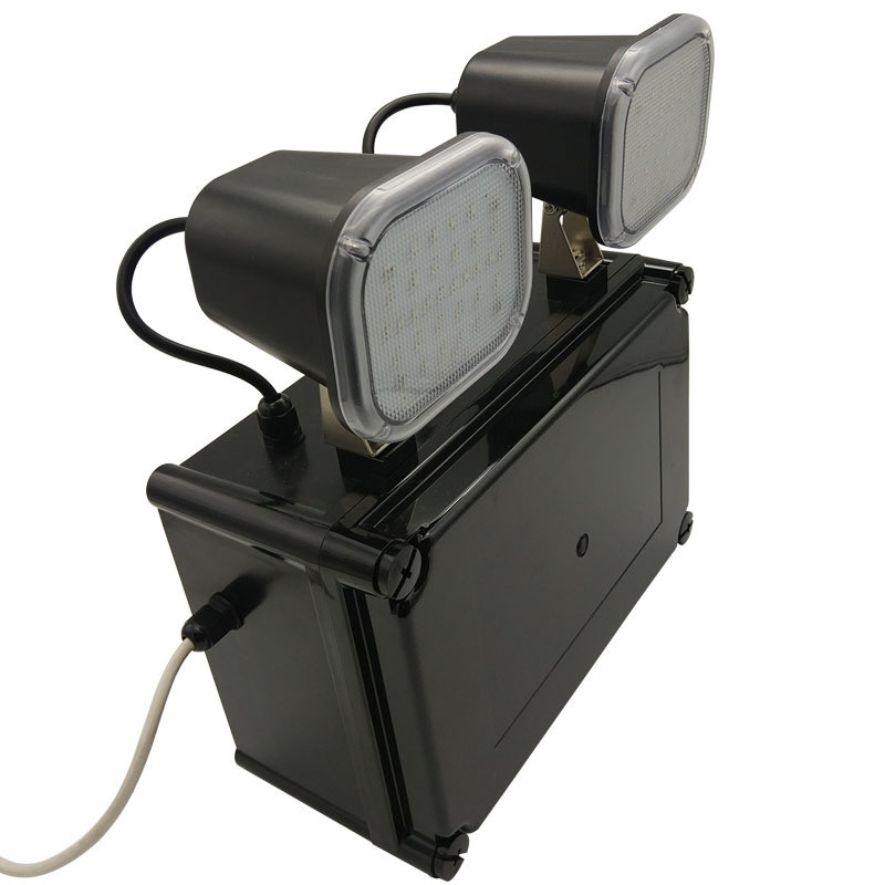220V Eingang 2x6W Twin Spot LED Notlicht 3 Jahre Garantie 50000 Stunden Lebensdauer