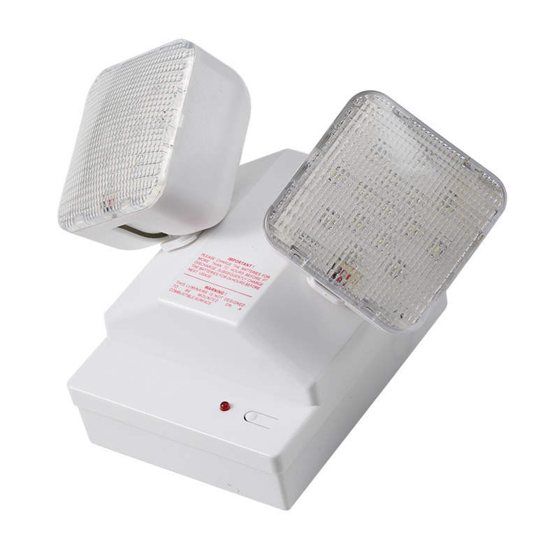 6W Twin Spot LED Notbeleuchtung 6500K 3,6V 3,0Ah Ni-Cd Akku PC-Gehäuse IP20