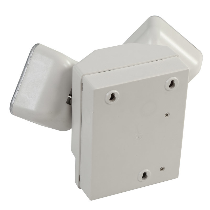 6W Twin Spot LED Notbeleuchtung 6500K 3,6V 3,0Ah Ni-Cd Akku PC-Gehäuse IP20