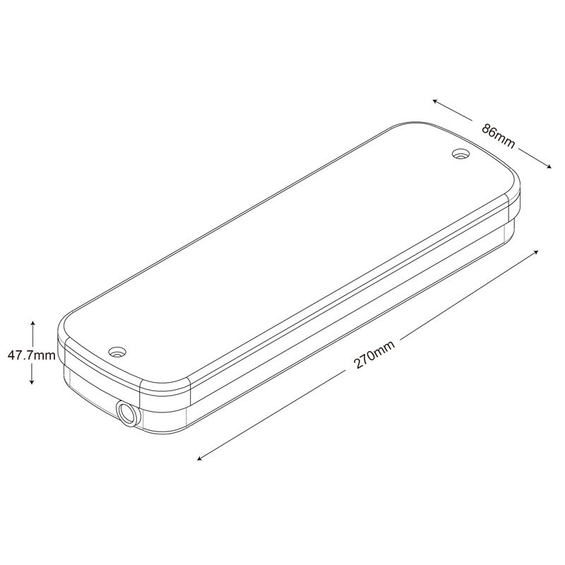 Industrie IP65 wasserdichtes LED-Notlicht mit 3-stündigem Backup und Ni-Cd-Batterie