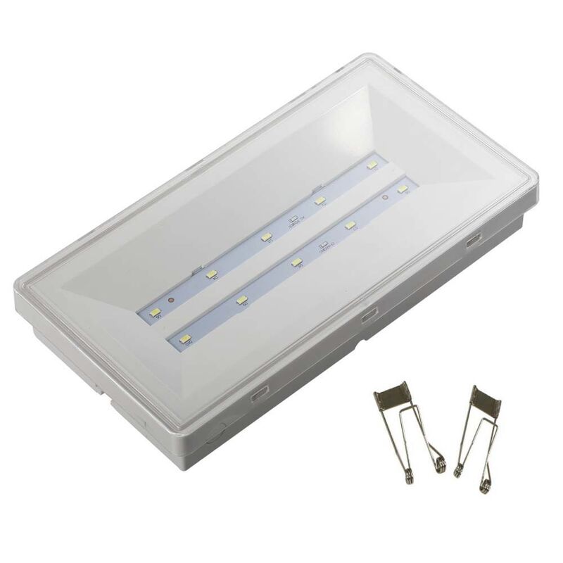 IP20-Geschaltete wiederaufladbare Notlicht 3 Stunden Backup Ni Cd Batterie sichere Evakuierungsbeleuchtung