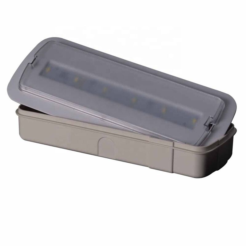 3 Watt Wandmontierte Decke Eingebaute LED Wiederaufladbare Notlicht 3 Jahre Garantie 180 Minuten Backup