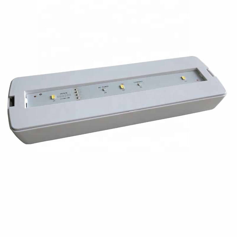 3 Watt Wandmontierte Decke Eingebaute LED Wiederaufladbare Notlicht 3 Jahre Garantie 180 Minuten Backup