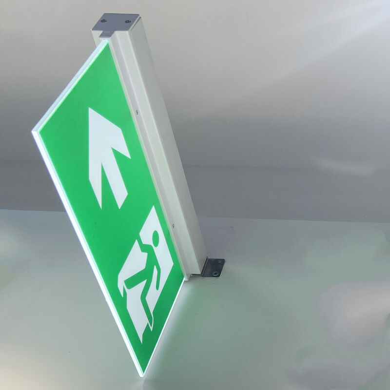Seitenmontage beidseitiges Ausgangsschild Li-Ion-Akku 3-Stunden-Not-LED-Leuchte