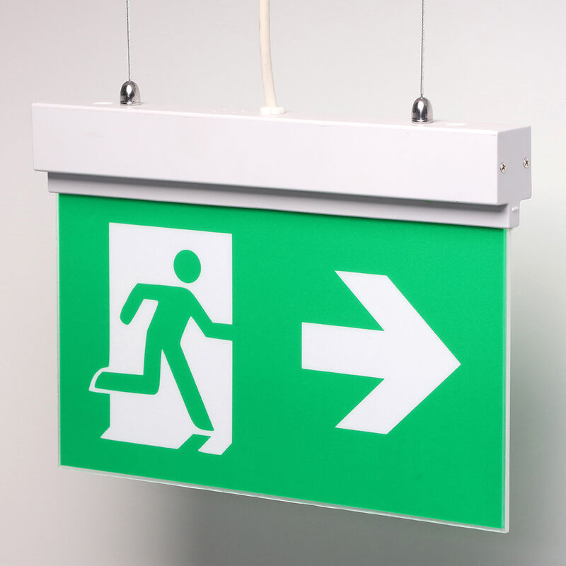 5-in-One-Installation LED Notfahrtschild Li-Ionen-Batterie 3 Stunden Dauer