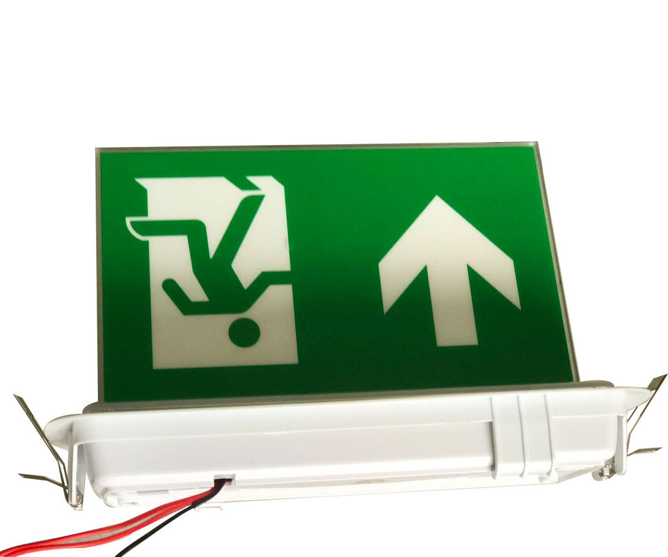 Kleine Decken-Einbau-Doppelseitige LED-Notausgangsleuchte L116N-E