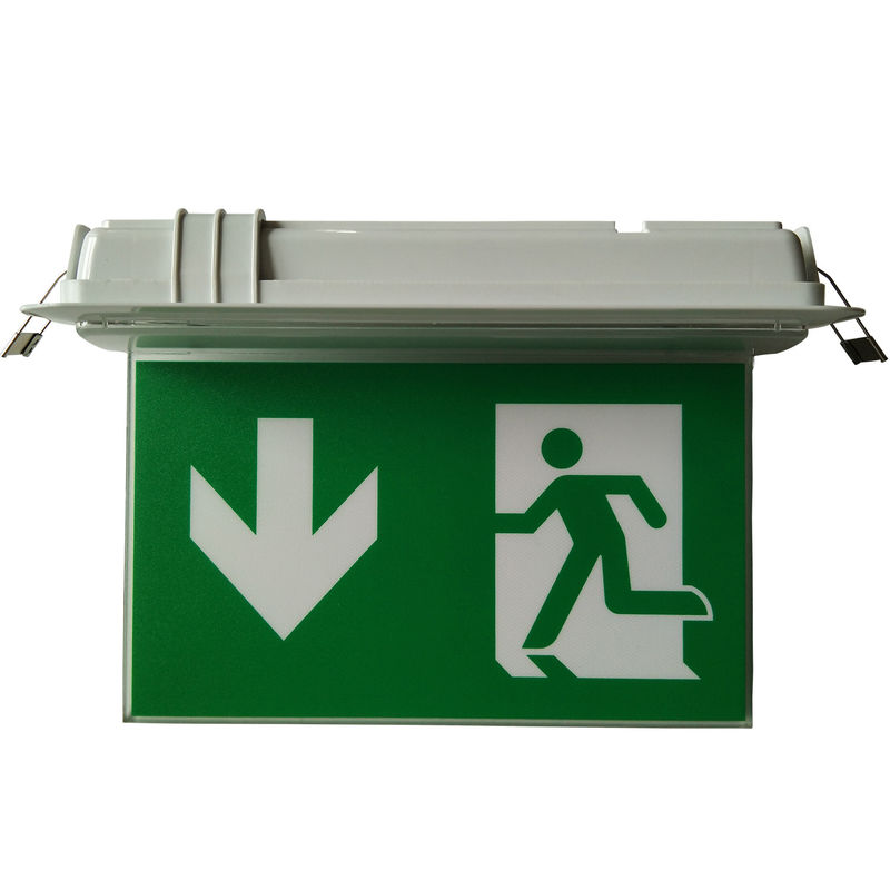 Kleine Decken-Einbau-Doppelseitige LED-Notausgangsleuchte L116N-E