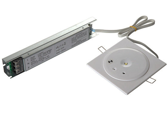 3W 3 Stunden Betrieb Kommerzielles LED Decken Notfall Einbauleuchte mit Notstromversorgung Langlebig
