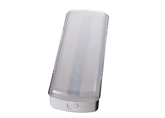 Notbeleuchtung für den Innenbereich, 5W LED, Milchglasabdeckung, Wandmontage, Testknopf L119N-A