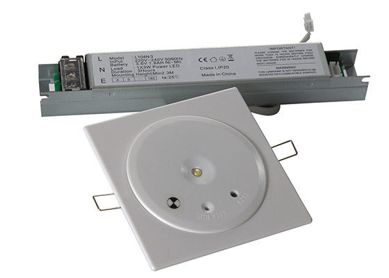 1W Ni-Cd Decken-LED-Notlicht Batteriebetrieb 1,0Ah IP20 EL104N-1