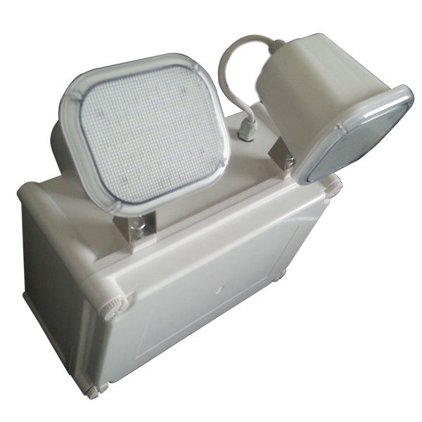 Twin Spot LED Wasserdichte Notleuchte IP65 Ni-Cd Nassbereich Batteriebetrieb L107N