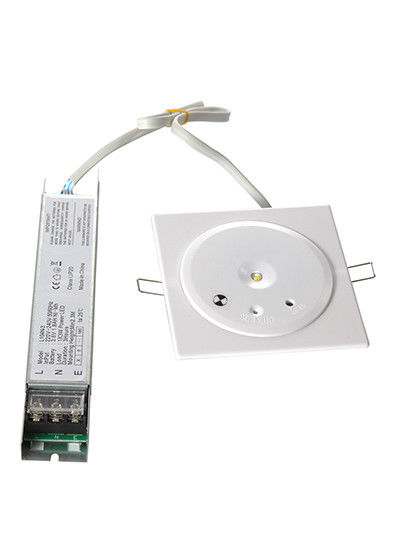 CE-geprüftes LED-Einbau-Downlight-Feuernotlicht mit 1-Watt-SMD-LED in Weiß und Ni-Cd-Akku