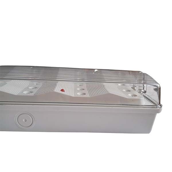 Nicht gewartete LED-Notlicht mit feuerhemmendem ABS-Gehäuse, IP65 wasserdicht und 3 Stunden Dauer