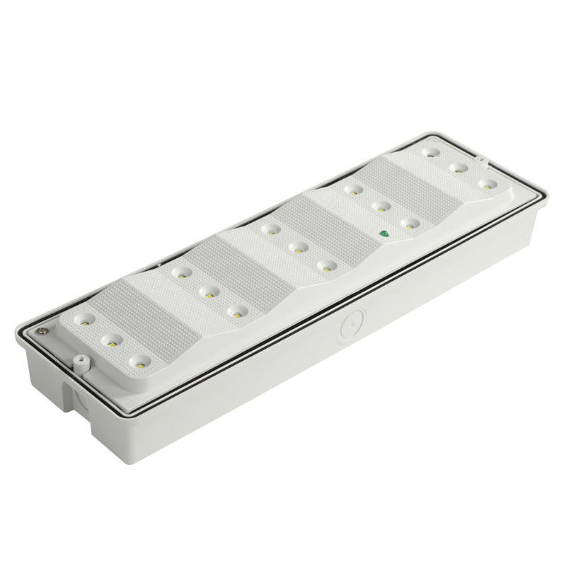 Gewerbegebäude Außen LED Notbeleuchtung mit Akku, wetterfest, 110V 127V IP65 EL015AN