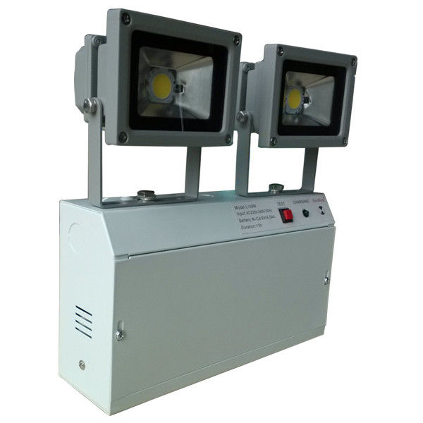 Gewerbegebäude Selbsttest Twin Spot Notleuchte 2x10W COB LED L109N-2