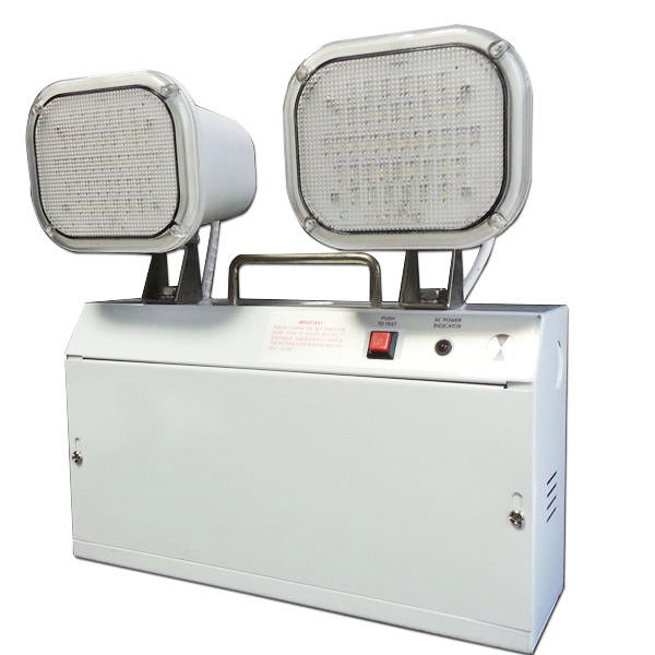 Batteriebetriebene Twin-Head 3014 SMD LED wiederaufladbare Notleuchte mit Batteriesicherung TL084BN