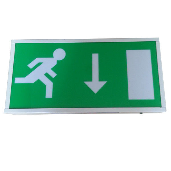 3 Stunden Betrieb SMD LED Notausgangsschild Wandaufbau IP20 Ni-Cd Akku L201M