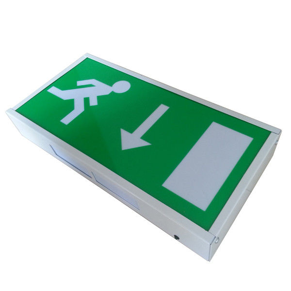 3 Stunden Betrieb SMD LED Notausgangsschild Wandaufbau IP20 Ni-Cd Akku L201M